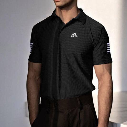 Black Dri Fit Polo T-Shirt for Men
