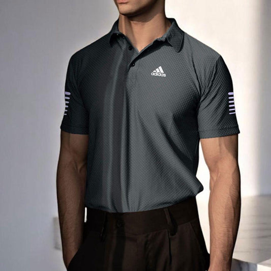 Grey Dri Fit Polo T-Shirt for Men